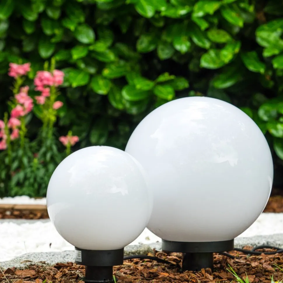 Set De Boules Lumineuses Miau Blanc, 2 Lumieres