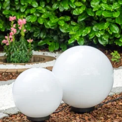 Set De Boules Lumineuses Miau Blanc, 2 Lumieres