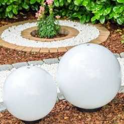 Set De Boules Lumineuses Miau Blanc, 2 Lumieres