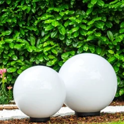 Set De Boules Lumineuses Miau Blanc, 2 Lumieres