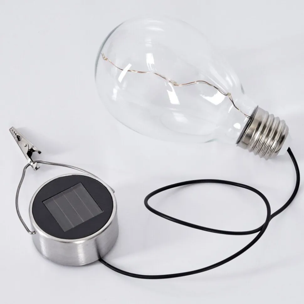 Set De Lampe Solairetiltil Led Acier Inoxydable, 5 Lumieres