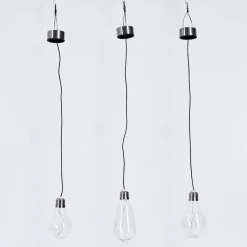 Set De Lampe Solairetiltil Led Acier Inoxydable, 3 Lumieres