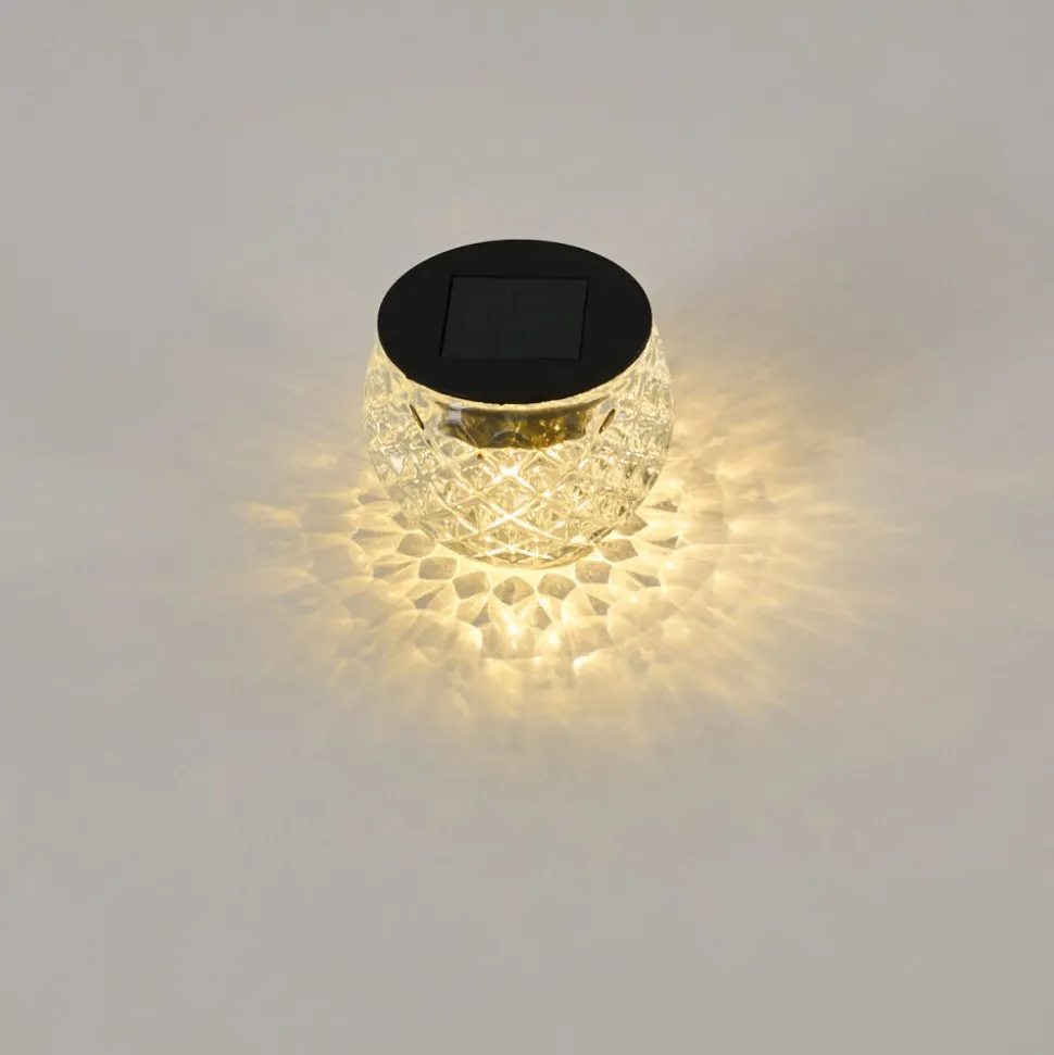 Set De Lampes Solaires Benson Led Noir, 1 Lumiere