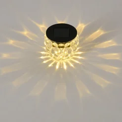 Set De Lampes Solaires Benson Led Noir, 1 Lumiere
