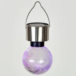 Set De Lampes Solaires Falco Led Argente, 1 Lumiere