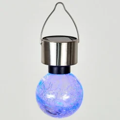 Set De Lampes Solaires Falco Led Argente, 1 Lumiere