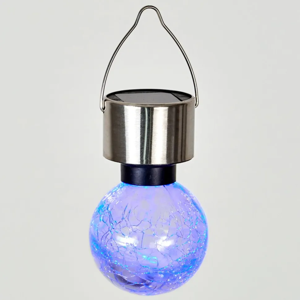 Set De Lampes Solaires Falco Led Argente, 1 Lumiere