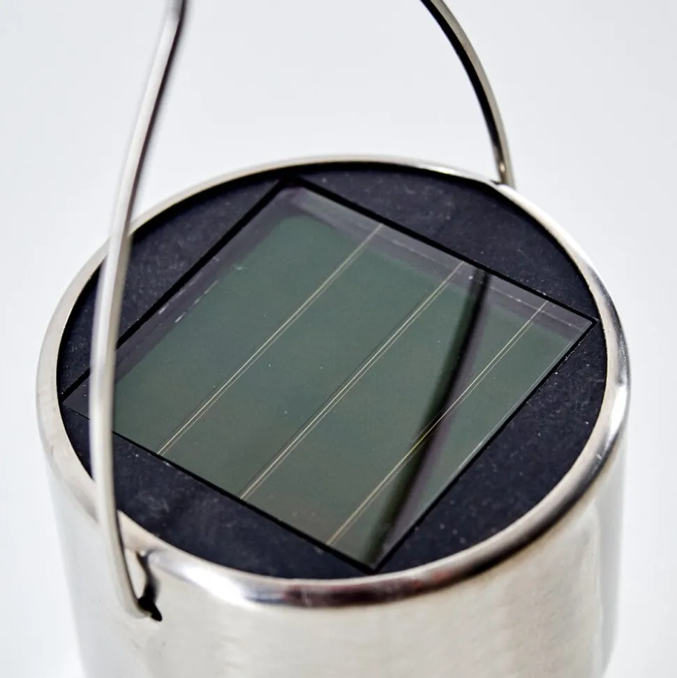 Set De Lampes Solaires Falco Led Argente, 1 Lumiere