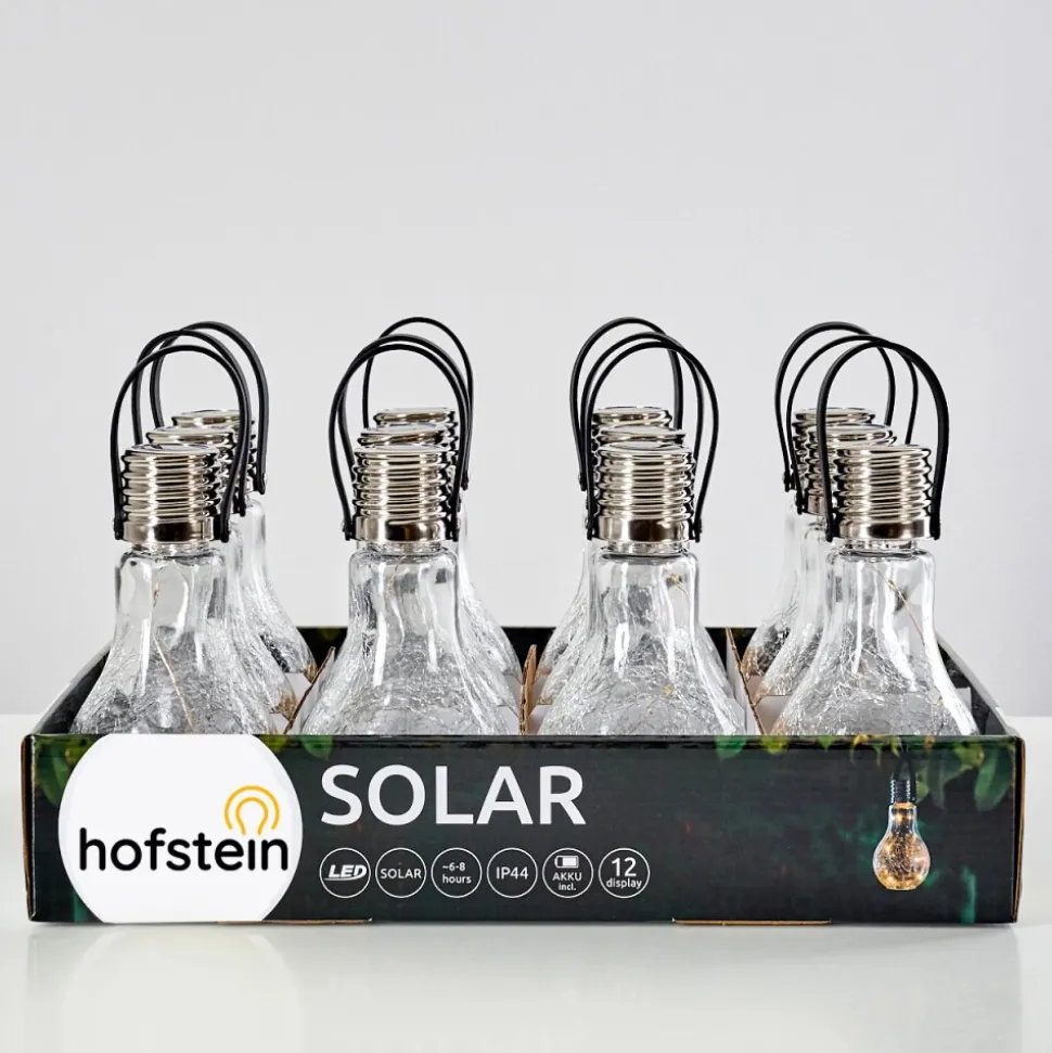 Set De Lampes Solaires Tian Led Argente, 1 Lumiere