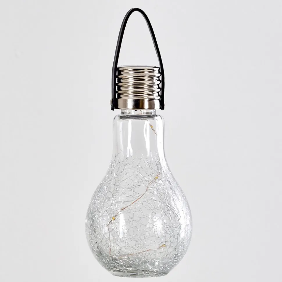 Set De Lampes Solaires Tian Led Argente, 1 Lumiere