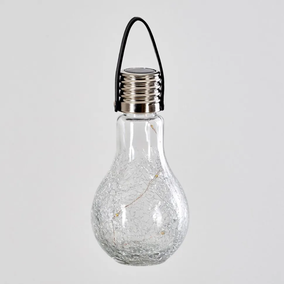 Set De Lampes Solaires Tian Led Argente, 1 Lumiere