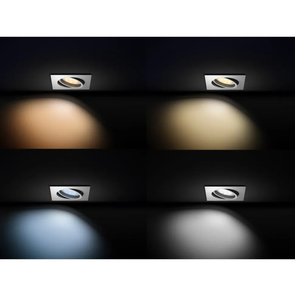 Spot A Encastrer Philips Hue Ambiance White Milliskin Argente, 1 Lumiere