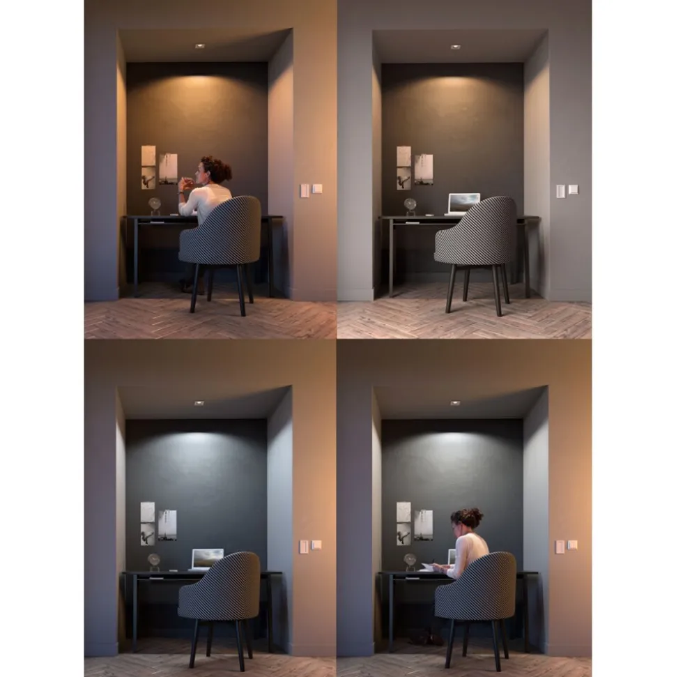 Spot A Encastrer Philips Hue Ambiance White Milliskin Argente, 1 Lumiere