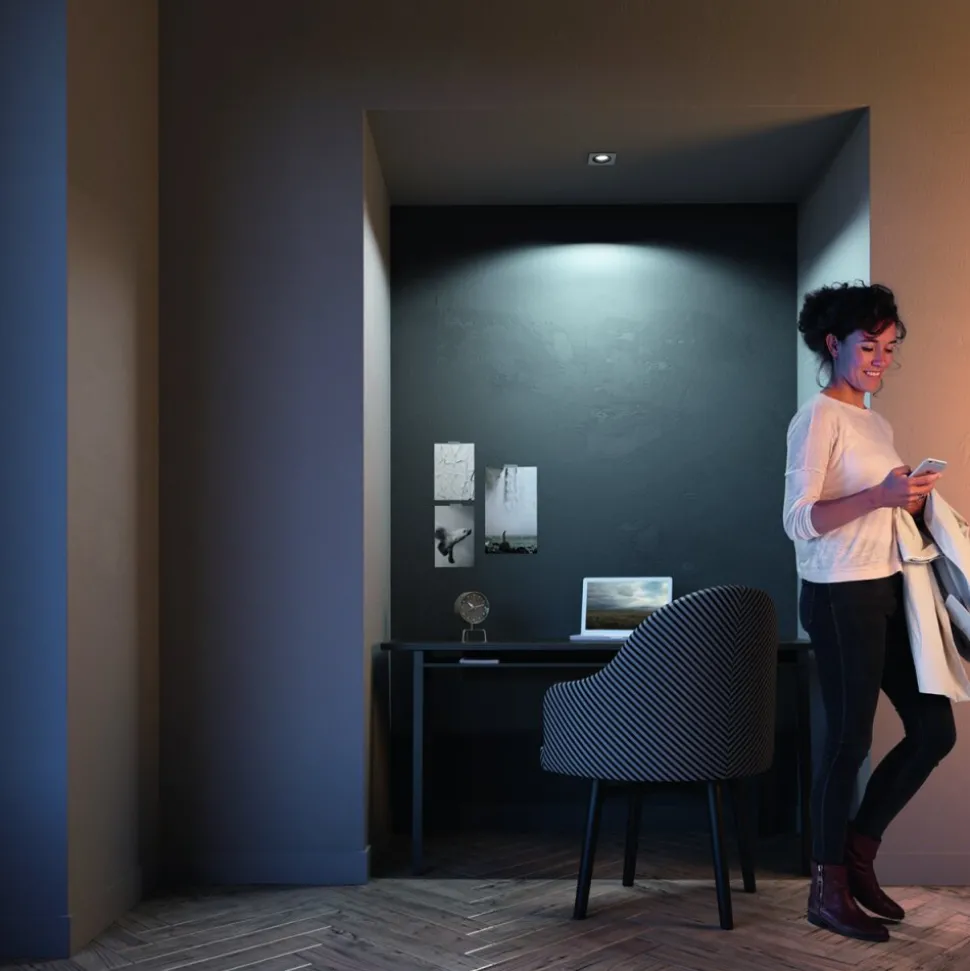 Spot A Encastrer Philips Hue Ambiance White Milliskin Argente, 1 Lumiere