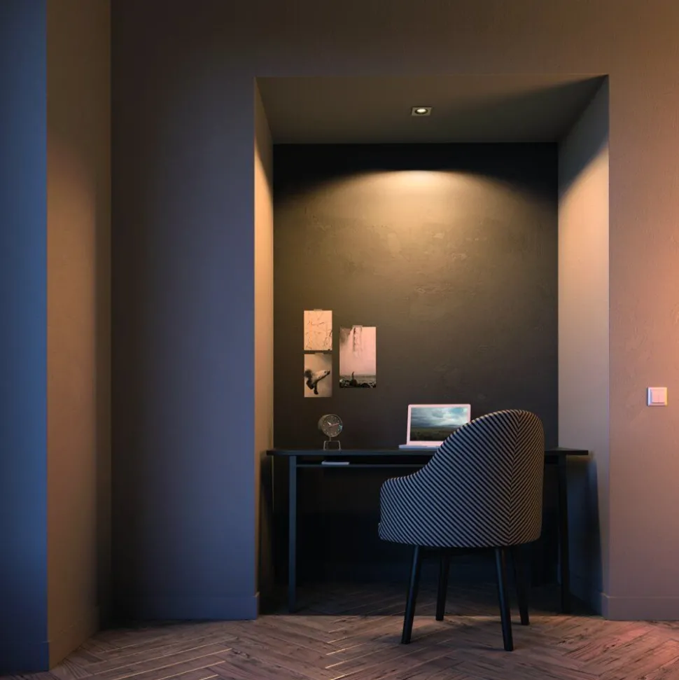 Spot A Encastrer Philips Hue Ambiance White Milliskin Argente, 1 Lumiere