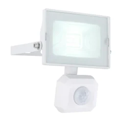Spot De Jardin Globo Helga Led Blanc, 1 Lumiere, Detecteur De Mouvement