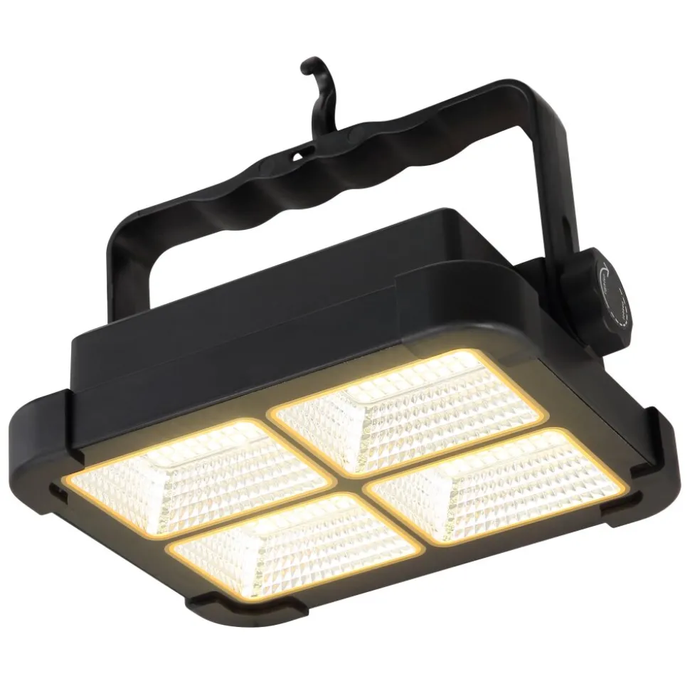 Spot De Jardin Globo Solar Led Noir, 1 Lumiere