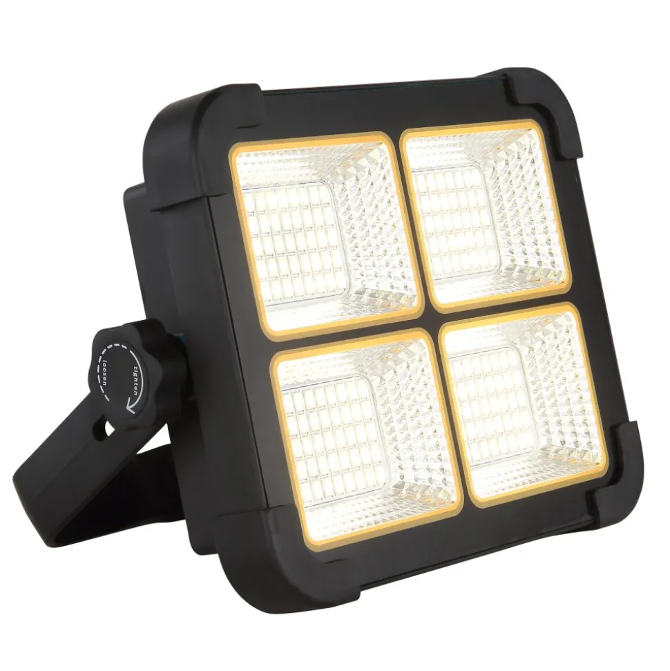 Spot De Jardin Globo Solar Led Noir, 1 Lumiere