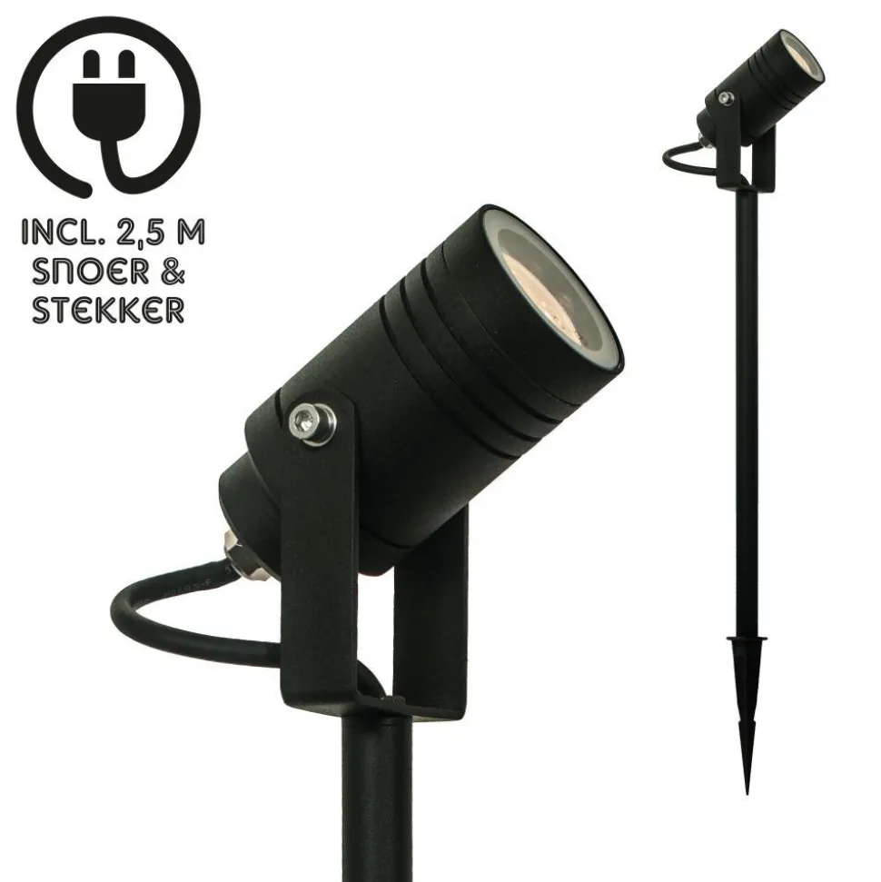 Spot De Jardin Ks Verlichting Beamy Noir, 1 Lumiere