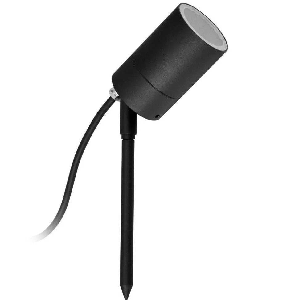 Spot De Jardin Ks Verlichting Led Pin Noir, 1 Lumiere