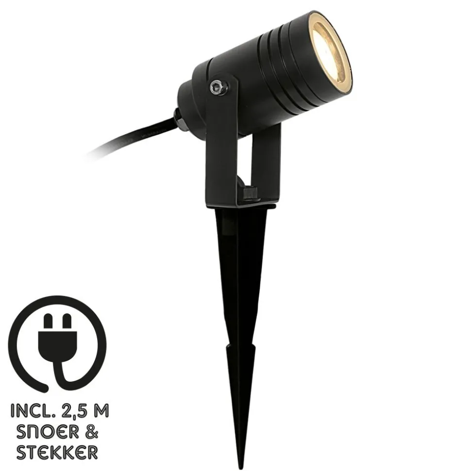 Spot De Jardin Ks Verlichting Beamy Noir, 1 Lumiere