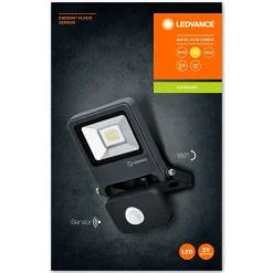 Spot De Jardin Ledvance Endura® Gris, 1 Lumiere, Detecteur De Mouvement