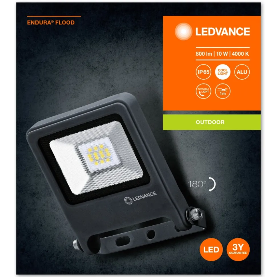 Spot De Jardin Ledvance Endura® Gris, 1 Lumiere