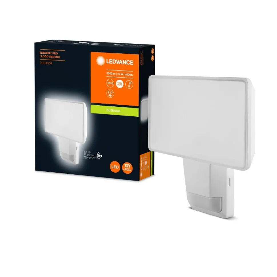 Spot De Jardin Ledvance Endura® Blanc, 1 Lumiere, Detecteur De Mouvement