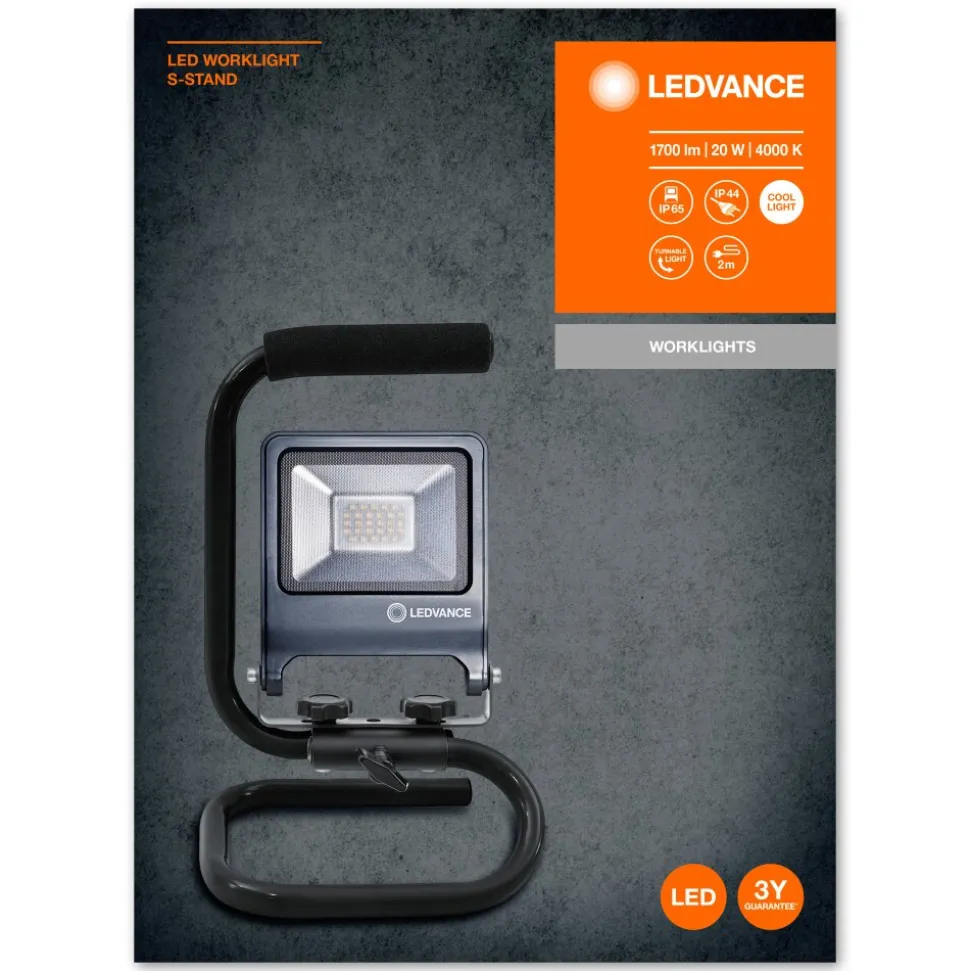 Spot De Jardin Ledvance Worklights Gris, 1 Lumiere