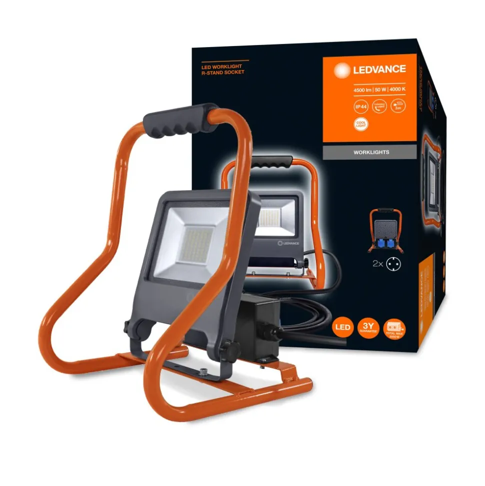 Spot De Jardin Ledvance Worklights Gris, Orange, 1 Lumiere