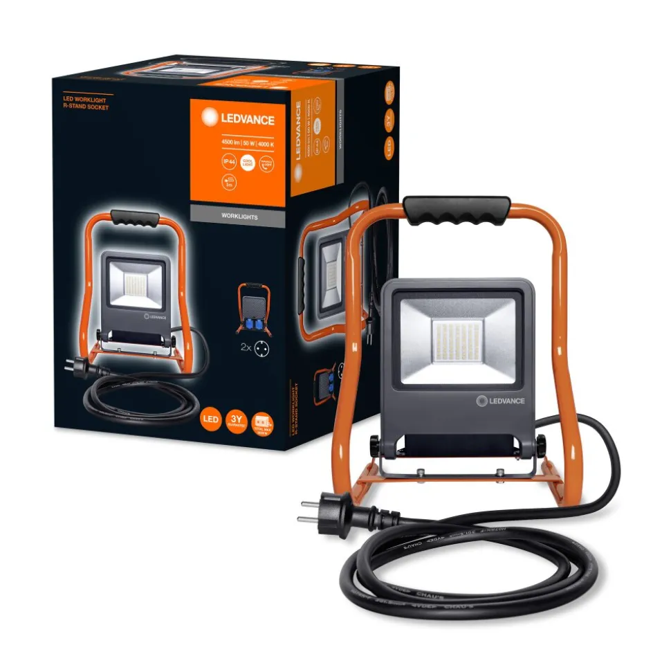 Spot De Jardin Ledvance Worklights Gris, Orange, 1 Lumiere