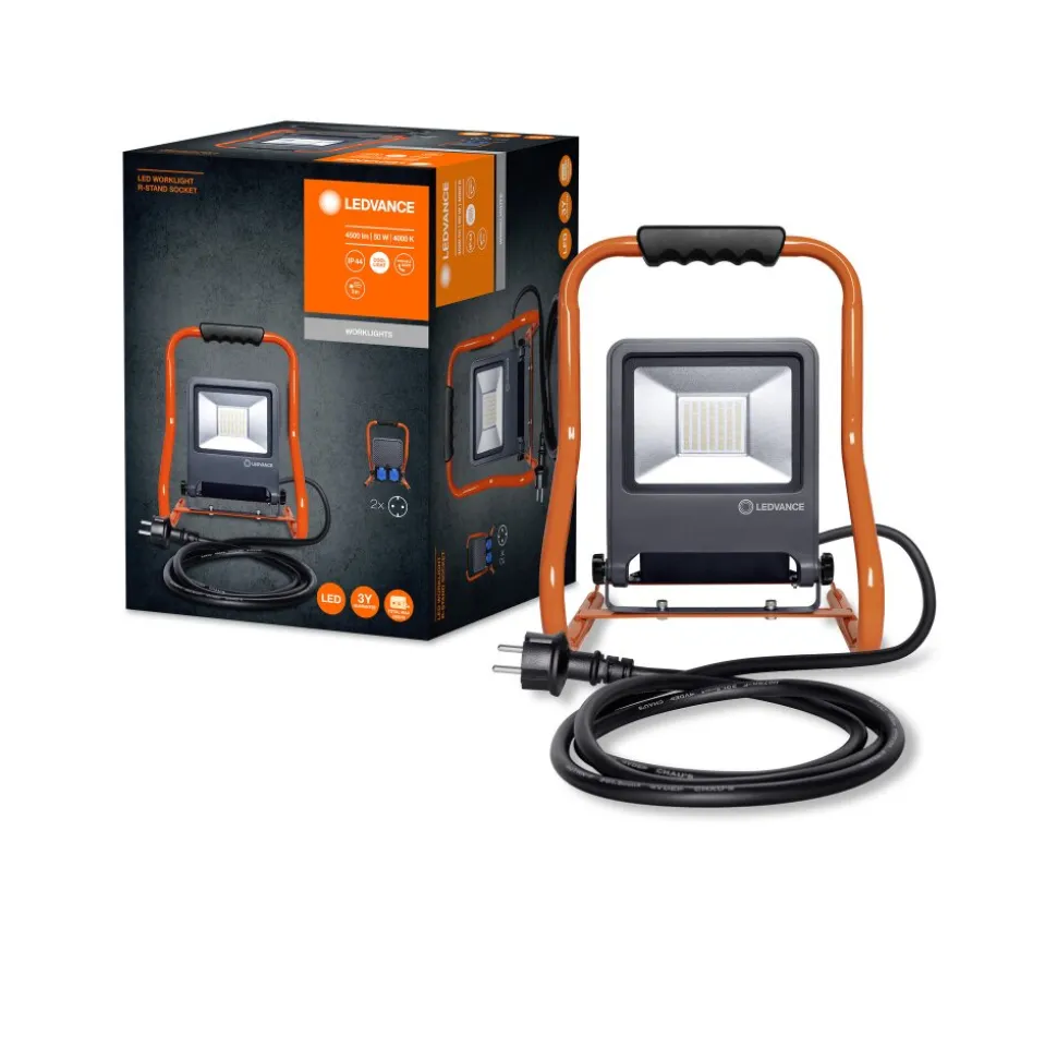 Spot De Jardin Ledvance Worklights Gris, Orange, 1 Lumiere