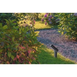 Spot De Jardin Lucide Tatum Led Anthracite, 1 Lumiere