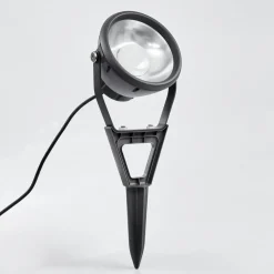 Spot De Jardin Phniet Led Noir, 1 Lumiere, Telecommandes, Changeur De Couleurs