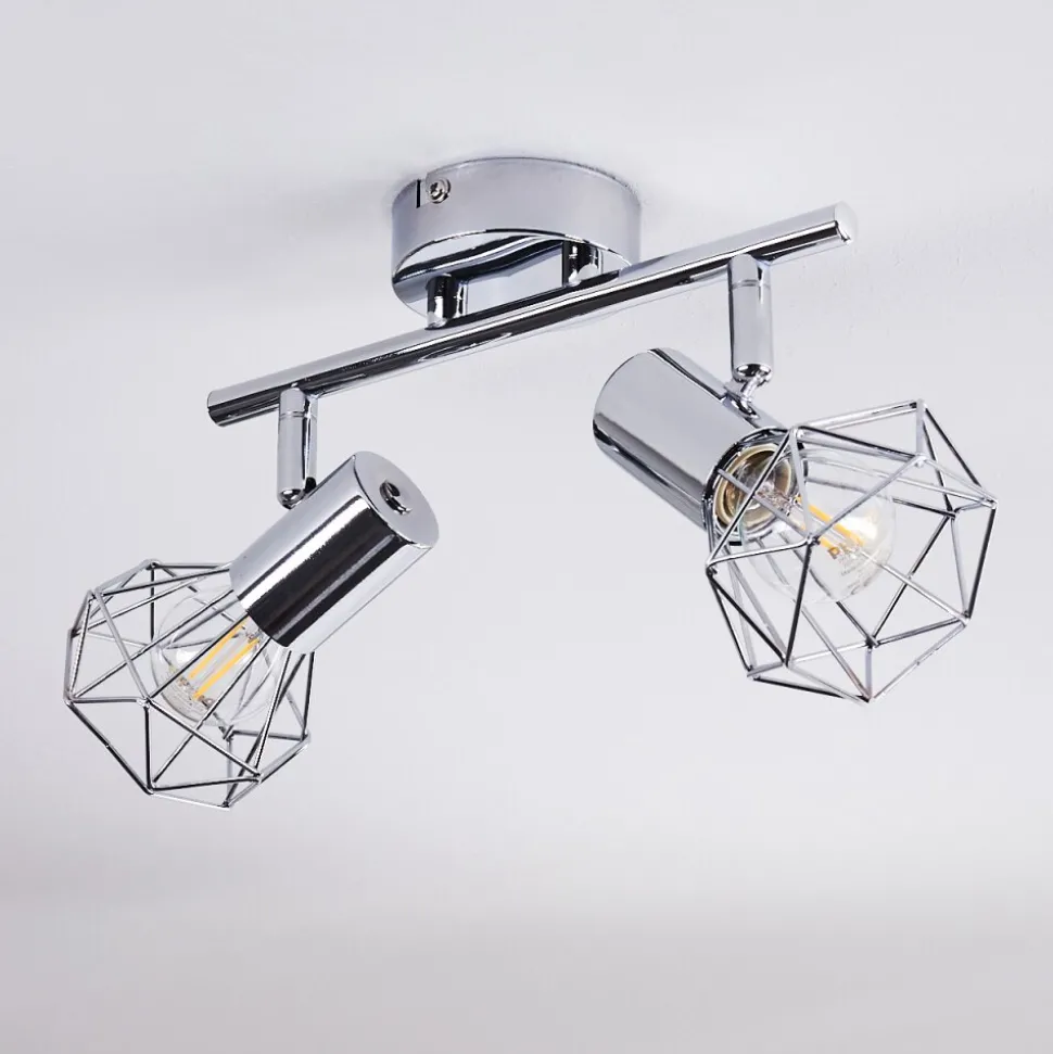 Spot De Plafond Globo Xara Chrome, 2 Lumieres