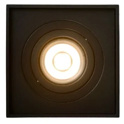 Spot De Plafond Lucide Tube Noir, 1 Lumiere