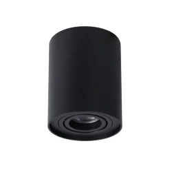 Spot De Plafond Lucide Tube Noir, 1 Lumiere