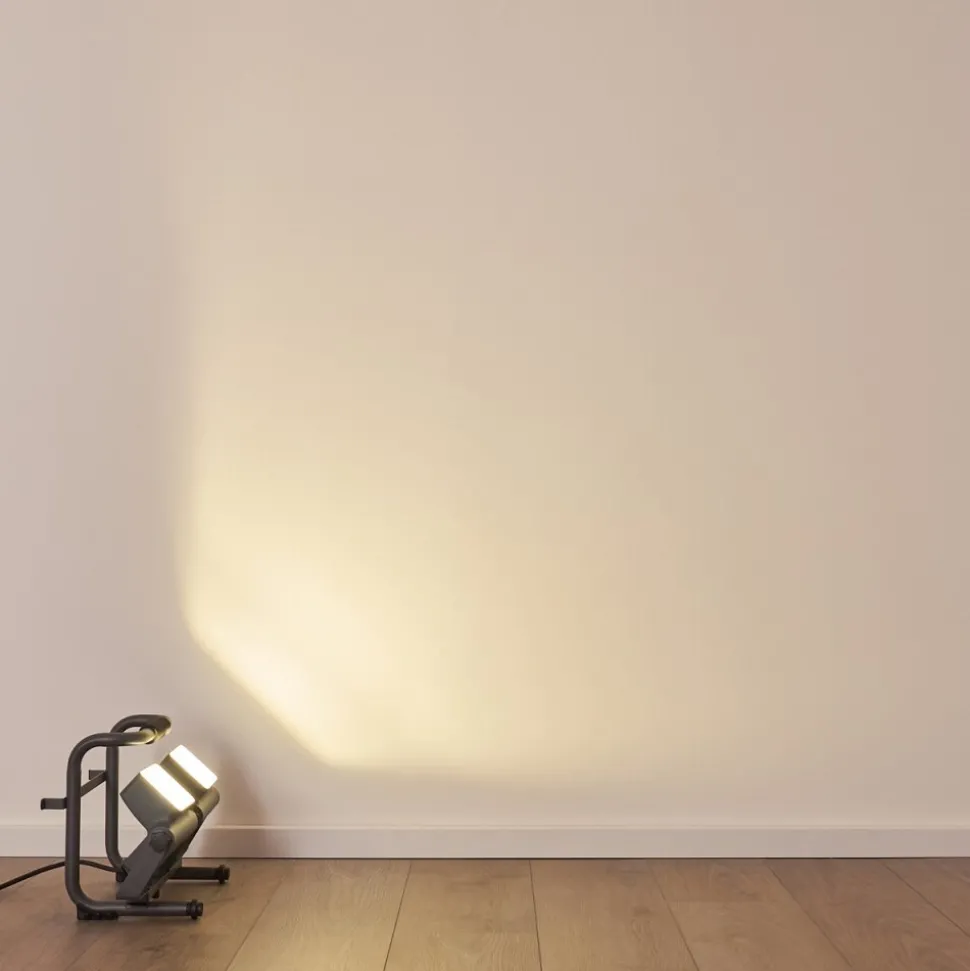 Spot D'Exterieur Dyndved Led Gris, 2 Lumieres