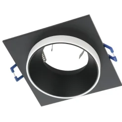 Spot Encastrable Eglo Carosso Noir, Blanc, 1 Lumiere