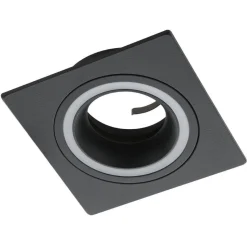 Spot Encastrable Eglo Carosso Noir, 1 Lumiere