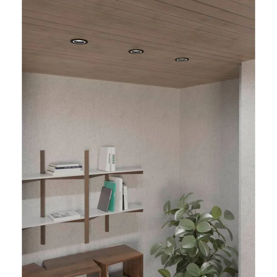 Spot Encastrable Eglo Carosso Noir, Blanc, 1 Lumiere