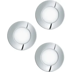 Spot Encastrable Eglo Fueva Led Chrome, 3 Lumieres