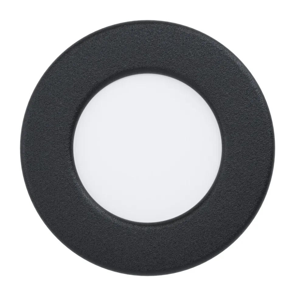 Spot Encastrable Eglo Fueva Led Noir, 1 Lumiere