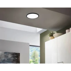 Spot Encastrable Eglo Fueva Flex Led Noir, 1 Lumiere