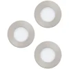 Spot Encastrable Eglo Fueva Led Nickel Mat, 3 Lumieres