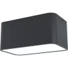 Spot Encastrable Eglo Grimasola Noir, 2 Lumieres