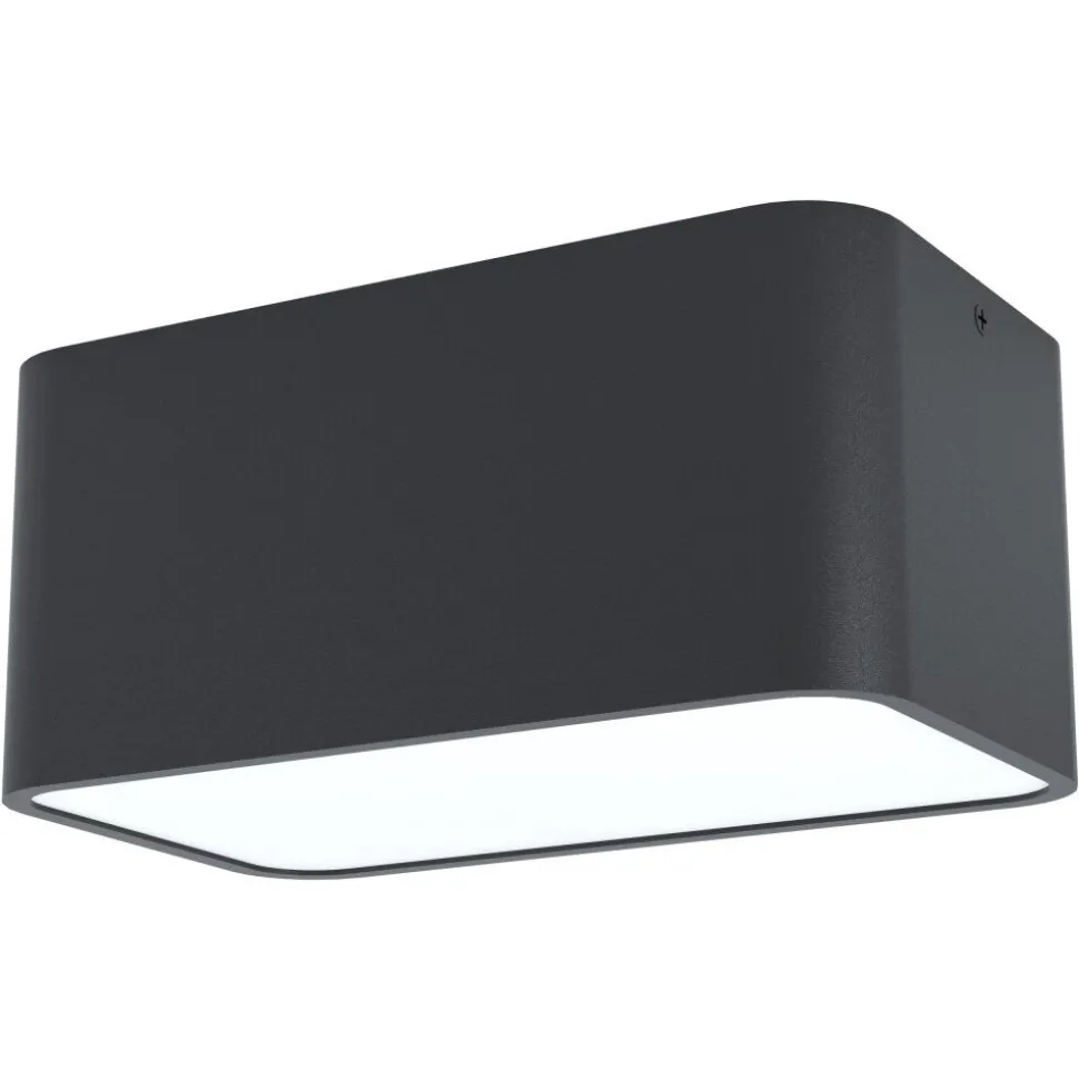 Spot Encastrable Eglo Grimasola Noir, 2 Lumieres