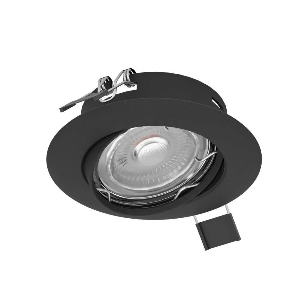 Spot Encastrable Eglo Peneto Led Noir, 3 Lumieres