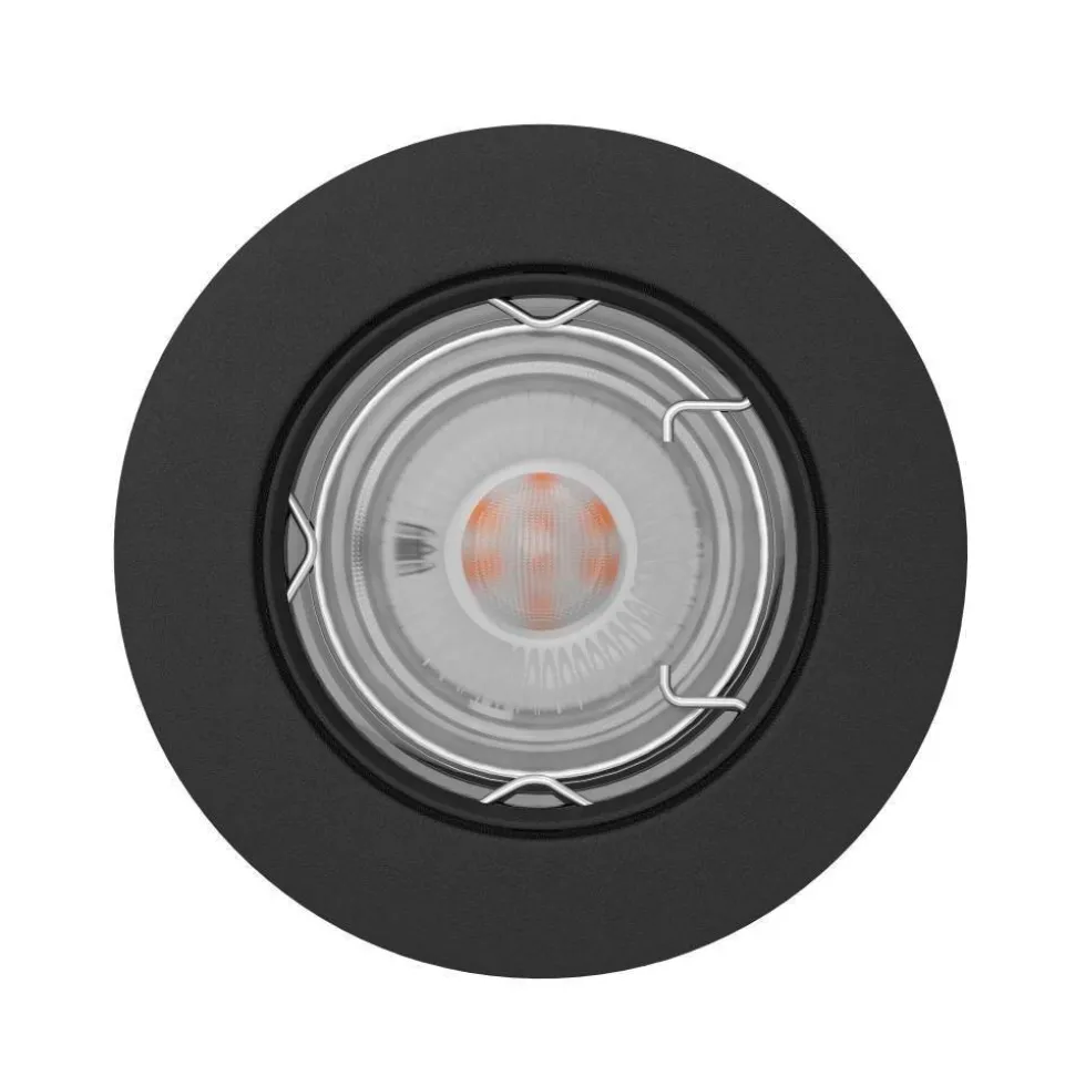 Spot Encastrable Eglo Peneto Led Noir, 1 Lumiere
