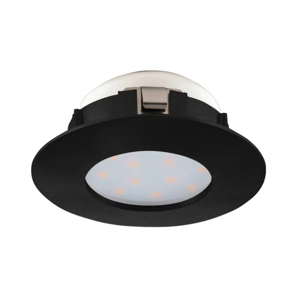Spot Encastrable Eglo Pineda Led Noir, 1 Lumiere